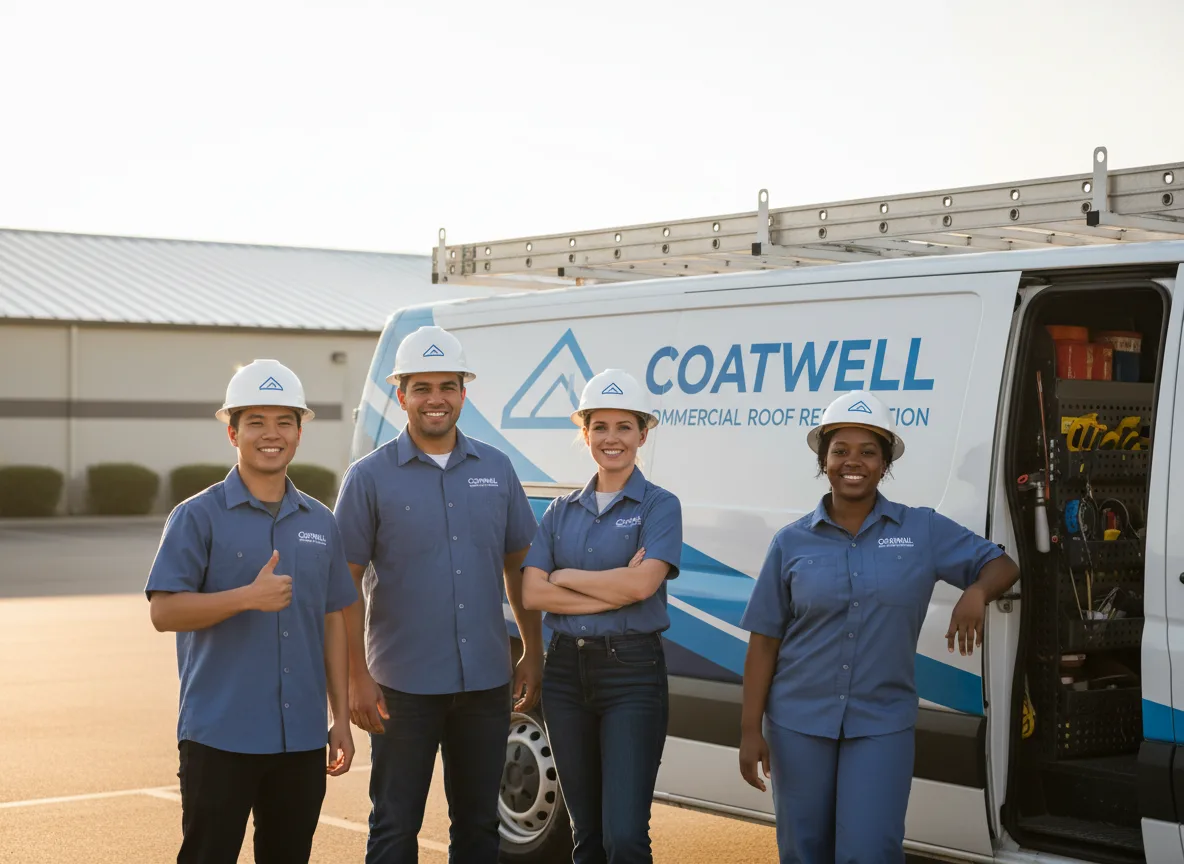 Commercial roof coating company in Hillview, IL